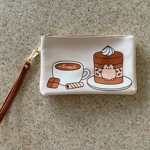 Pusheen Dessert-Themed Wristlet Pouch